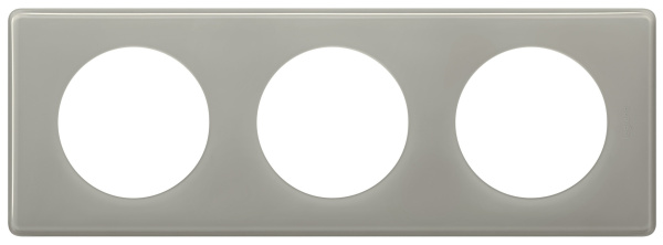 Legrand Celiane Серый глянец Рамка 3-я (2+2+2 мод) 066603