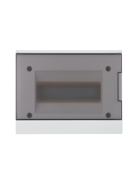 Купить ABB Basic E Бокс настенный 8М серая прозрачная дверь (с клеммами) 1SZR004002A2203