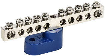 IEK Шина N "ноль" на одном угловом изоляторе Ni ШНИ-6х9-10-У1-С