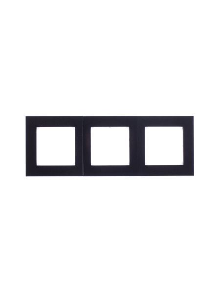 Купить ABB EPJ Levit антрацит / дымчатый чёрный Рамка 3 поста 2CHH015030A6063