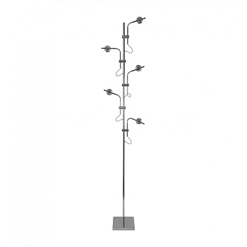 Kink Light 08416-5,02 Торшер Алми хром d40 h180 Led 5*3W (4000K)