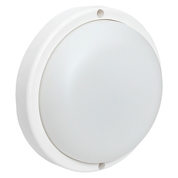 EKF Светильник светодиодный ЖКХ круг ДПО-1100 с оптико-акустическим датчиком движения 12Вт 4000K IP65