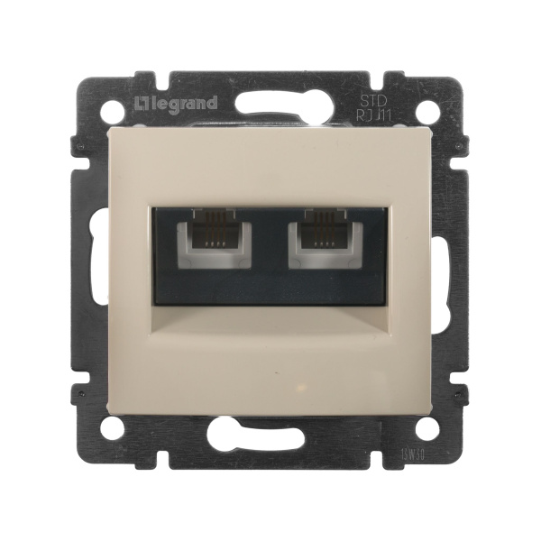 Купить Legrand Valena Крем Розетка ТЛФ 2-ая 774339