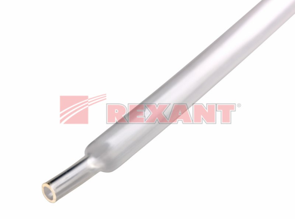 Купить Н-1, 5.0 / 2.5 мм 1м термоусадка прозрачная Rexant 20-5009