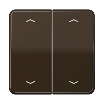 JUNG Клавиши для сдвоенной кнопки BCU коричневая CD595MPBR