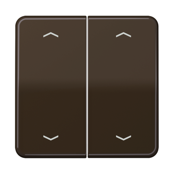 JUNG Клавиши для сдвоенной кнопки BCU коричневая CD595MPBR