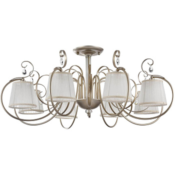 Freya Classic Simone Кремовый с Золотом Потолочный светильник E14 40W FR2020-CL-08-BG