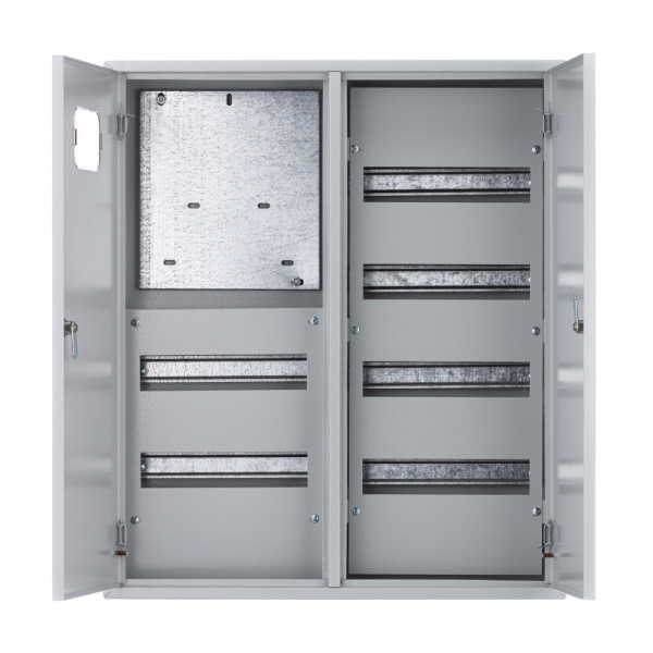 Dekraft Корп. металлический учет навесной 2-дверный 680х585х160 3-фазн 72 мод IP31 ЩРУН-3/72