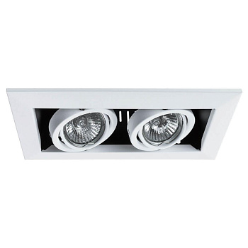 Arte Lamp Cardani Белый Светильник точечный встаиваемый 50W GU10 2x500lm A5941PL-2WH