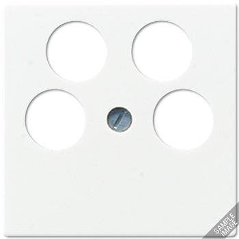 JUNG Крышка для SAT-TV-розетки с 4-мя гнездами слоновая кость A561-4SAT2