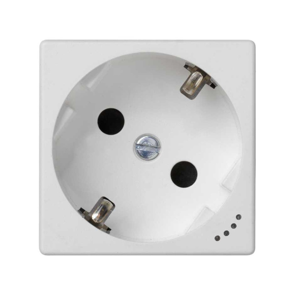 Simon Розетка 2к+з Schuko с подсветкой, 45х45мм KL01-9