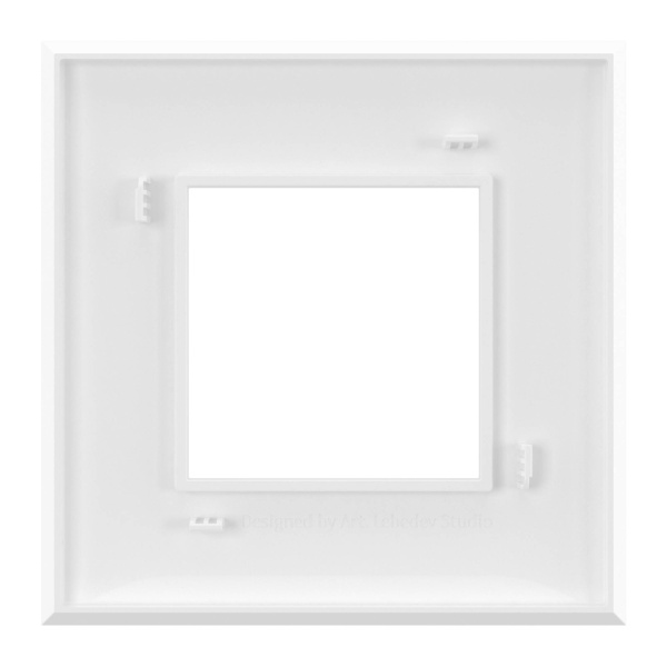 Купить DKC Рамка "Avanti", "Белое облако", 1 пост (2 мод.)