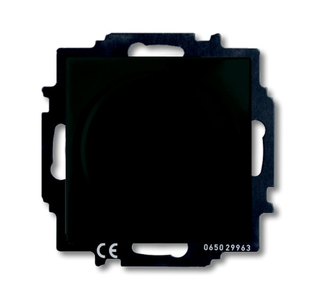 ABB BJB Basic 55 Шато (чёрн) Светорегулятор поворотно-нажимной 60-400 Вт для л/н 2CKA006515A0846