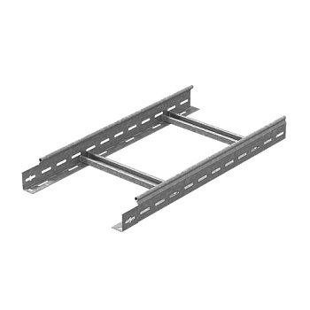 OSTEC Лестничный лоток замковый 500х60х6000, толщ. 1,5 мм, Сендзимир цинк