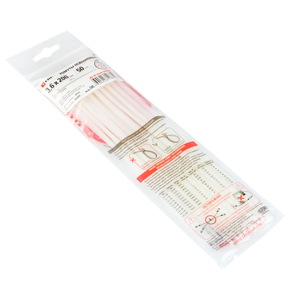 Купить EKF PROxima Хомут P6.6 стандартный (б), 3.6x200 (100шт) FlexLock