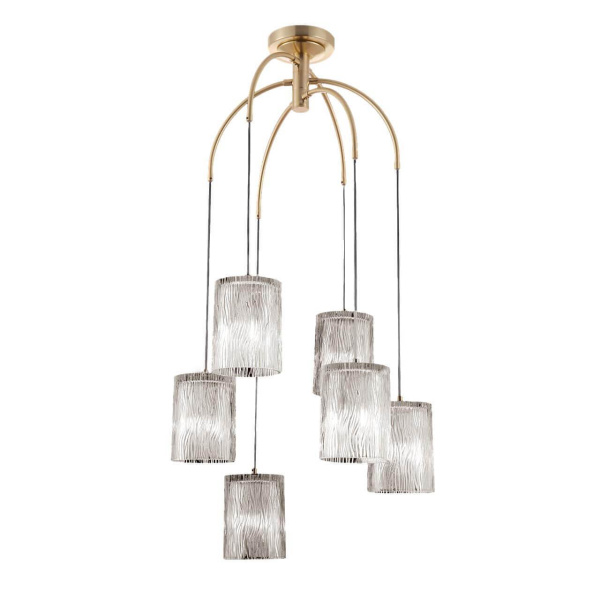 Maytoni Modern Starfall Латунь Подвесной светильник MOD042PL-06BS