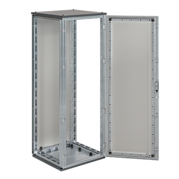 DKC Шкаф напольный CQE ЭМС с дверью и задней панелью ВхШхГ 2000x800x800 мм R5CQEMC2088