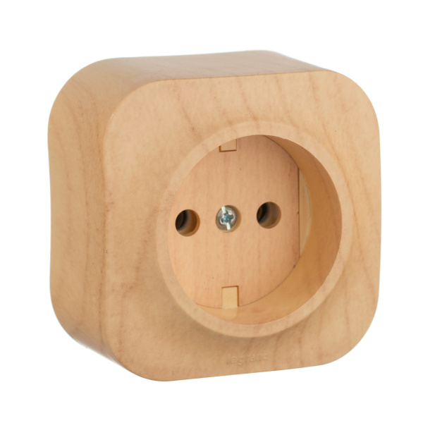 Legrand Quteo Сосна Розетка б/з 782270