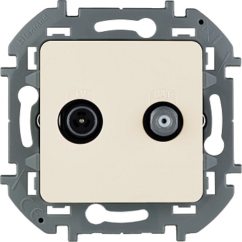 Legrand INSPIRIA Слоновая кость Розетка TV/SAT "звезда" 673881