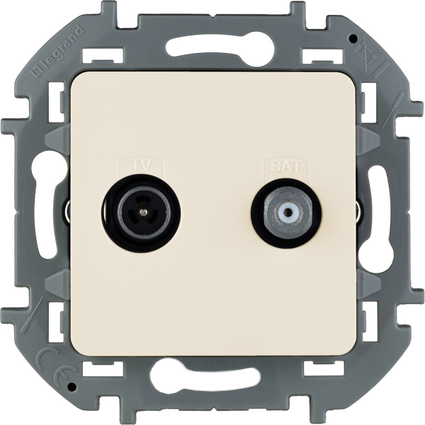 Legrand INSPIRIA Слоновая кость Розетка TV/SAT "звезда" 673881