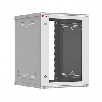 EKF PROxima Astra Шкаф телекоммуникационный настенный разборный 15U (600х650) дверь стекло ITB15G650D