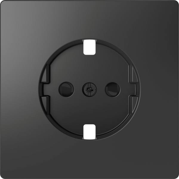 SE Merten D-Life Антрацит Накладка центральная для механизма розетки MTN2330-6034