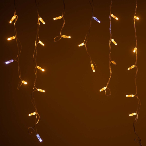 Купить Arlight Светодиодная гирлянда ARD-EDGE-CLASSIC-2400x600-CLEAR-88LED-FLASH Yellow (230V, 6W) (Ardecoled, IP65) 031184