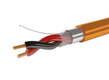 Кабель связи сигнальный медь КПСЭнг(А)-FRLS 2 скрут. оранжевый ГОСТ КПСЭнг(А)-FRLS 1*2*1,5