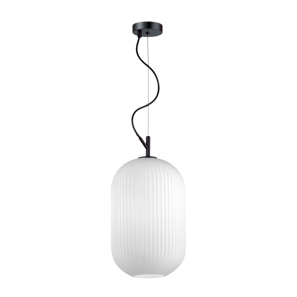 Купить Odeon Light 4752/1 ODL21 белый/черный Подвес E27 60W ROOFI