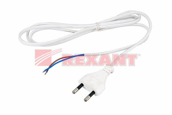Купить Шнур сетевой 1.5М без розетки белый Rexant 11-1111