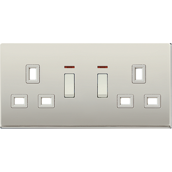 JUNG центральная плата для двойной розетки, British standart BS2172KOESPL