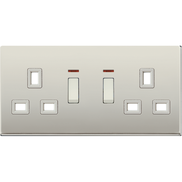 JUNG центральная плата для двойной розетки, British standart BS2172KOESPL