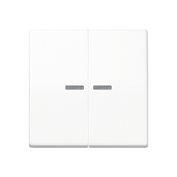 JUNG AS 500 Белая Клавиша 2-ая с/п антибактериальная ABAS591-5KO5WW