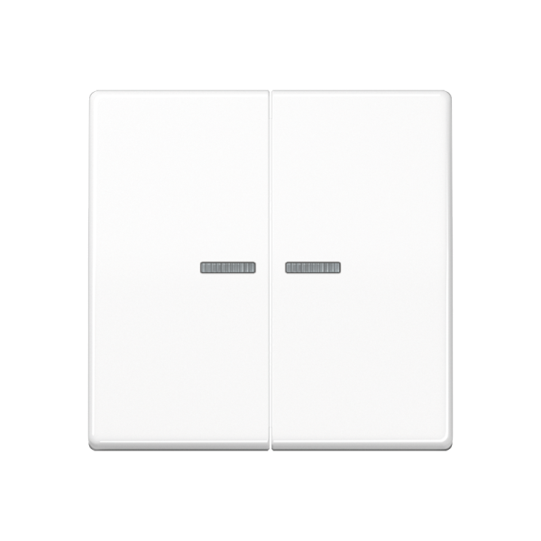 JUNG AS 500 Белая Клавиша 2-ая с/п антибактериальная ABAS591-5KO5WW