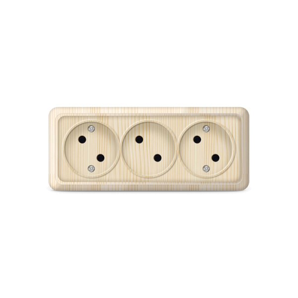 UNIVersal "Олимп" Розетка "Сосна"3-ая б/з 1172