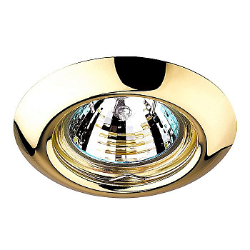 Novotech 369113 NT09 279 золото Встраиваемый НП светильник GX5.3 50W 12V TOR