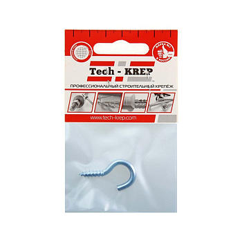 Tech-Krep Шуруп-полукольцо 6,0х40 (1 шт) - пакет 136365