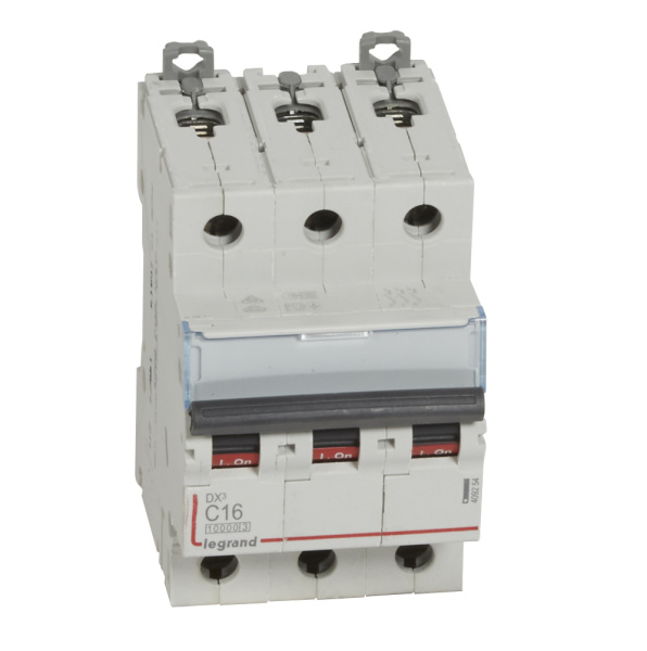 Купить Legrand DX3 Автоматический выключатель 3P 16A (С) 10kA/16kA 409254