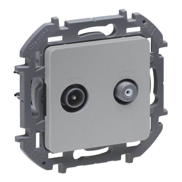 Купить Legrand INSPIRIA Алюминий Розетка TV/SAT "звезда" 673882