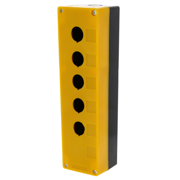 Купить EKF PROxima Корпус КП105 пластиковый 5 кнопок желтый