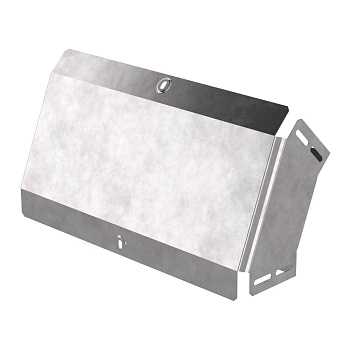 Промрукав Угол вертикальный внешний 45 градусов с крышкой Стандарт 400х100 PR16.0576