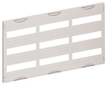 ABB Пластрон с прорезями 3 ряда , 3 рейки AS33