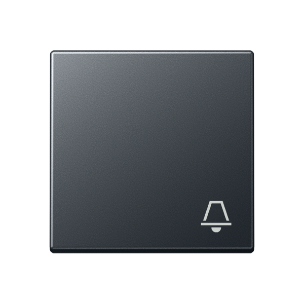 JUNG Клавиша с символом звонка, матовый антрацит A590BFKANM