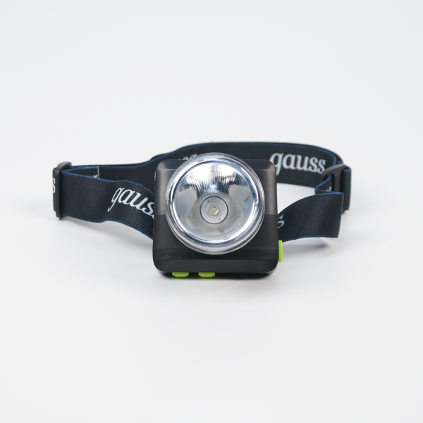 Купить Gauss Фонарь налобный модель GFL401 5W 100lm диммируемый Li-ion 3000mAh LED 1/10/90 GF401