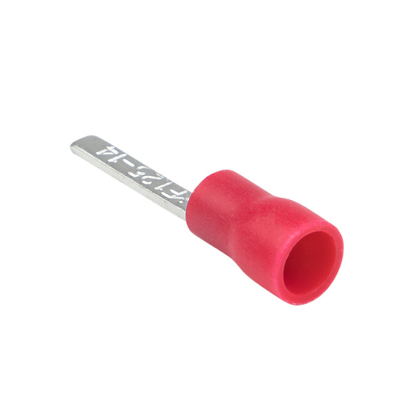 Купить EKF PROxima Наконечник штыревой плоский изолированный НШПИ 0.25-1.5 (уп 5шт) nshpi-0.25-1.5r