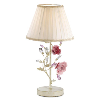 Odeon Light 2585/1T ODL13 569 бежевый/розовый/хрусталь Н/лампа  E27 40W 220V OXONIA