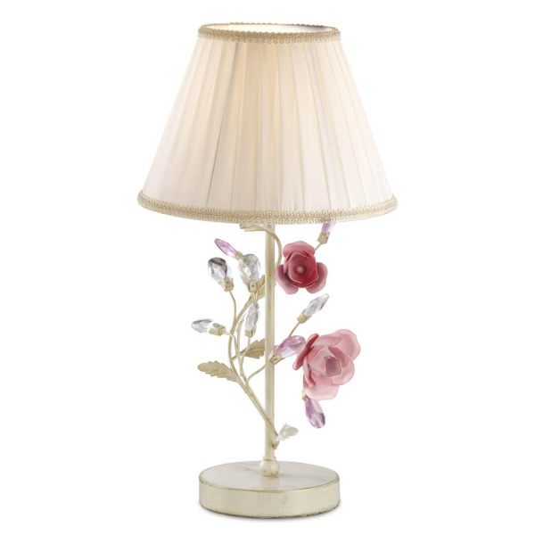 Odeon Light 2585/1T ODL13 569 бежевый/розовый/хрусталь Н/лампа  E27 40W 220V OXONIA