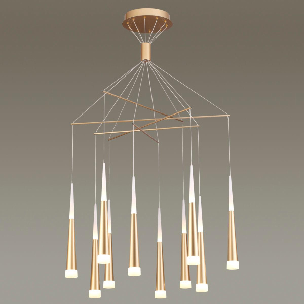 Odeon Light 3891/70LG ODL20 37  золотистый /металл Подвесной светильник LED 3000K 70W 220V VIVAT Купить Odeon Light 3891/70LG ODL20 37  золотистый /металл Подвесной светильник LED 3000K 70W 220V VIVAT