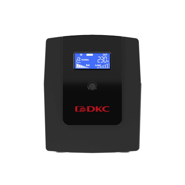Купить DKC Линейно-интерактивный ИБП ДКС серии Info LCD, 1500 ВА/900 Вт, 1/1, 3xSchuko, USB + RJ45, LCD, 2x8Aч