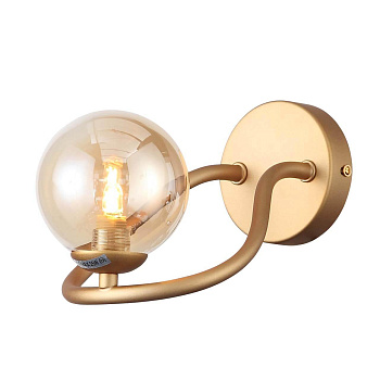 ST Luce SL1502.201.01 Светильник настенный Золото/Янтарный G9 1*3W